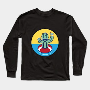 Cactus on vacation Long Sleeve T-Shirt